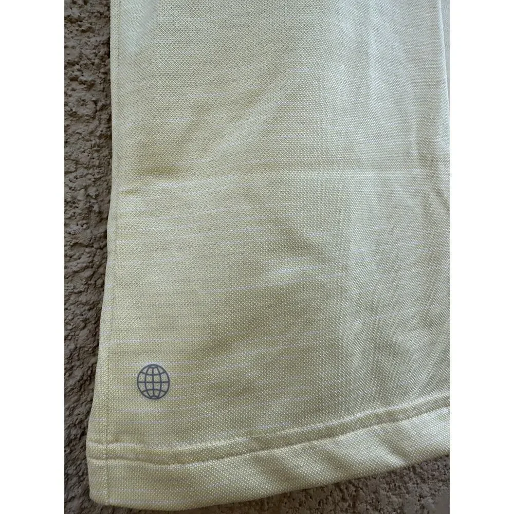 Adidas Golf Sport Polo Yellow Medium NWT